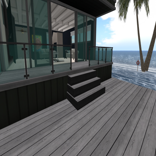 Second Life Marketplace LH Houseboat Windlass DECK ADDON terrace
